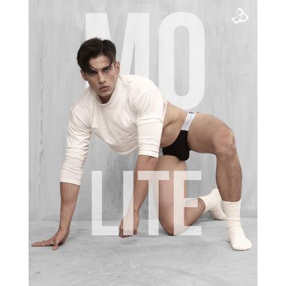 Private Structure กางเกงชั้นในชาย รุ่น MO-Lite Cutaway Brief - Aria Black [4571]