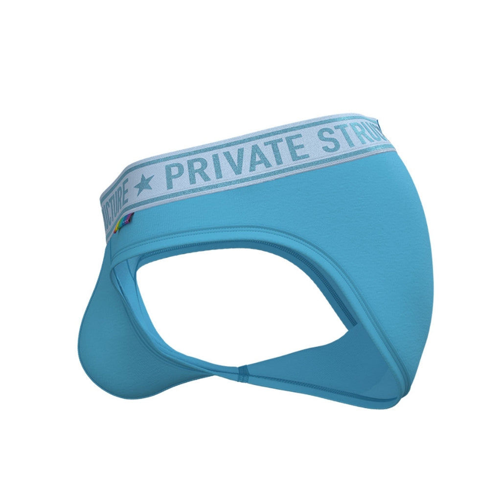 Private Structure กางเกงชั้นในชาย รุ่น PRD Mid Waist Mini Brief - Aquatic Blue [4385]
