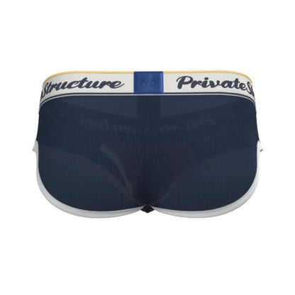 Private Structure กางเกงชั้นในชาย รุ่น Classic Mid Waist Brief - Vintage Navy [4529]