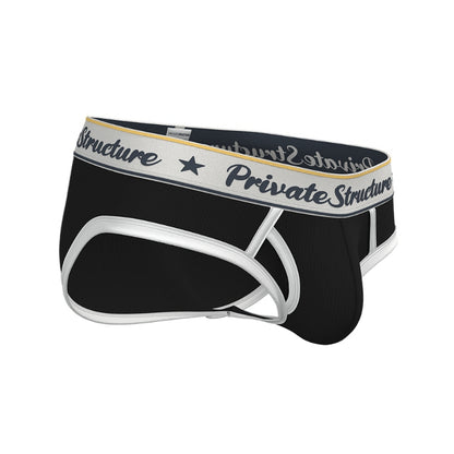 Private Structure กางเกงชั้นในชาย รุ่น Classic Mini Brief - Moonless Night Black [4529]