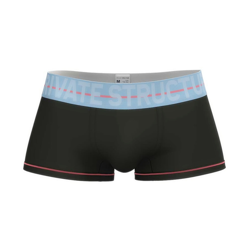 Private Structure กางเกงชั้นในชาย รุ่น MO-Lite Trunk - Wizard Black Placid Blue [4103]