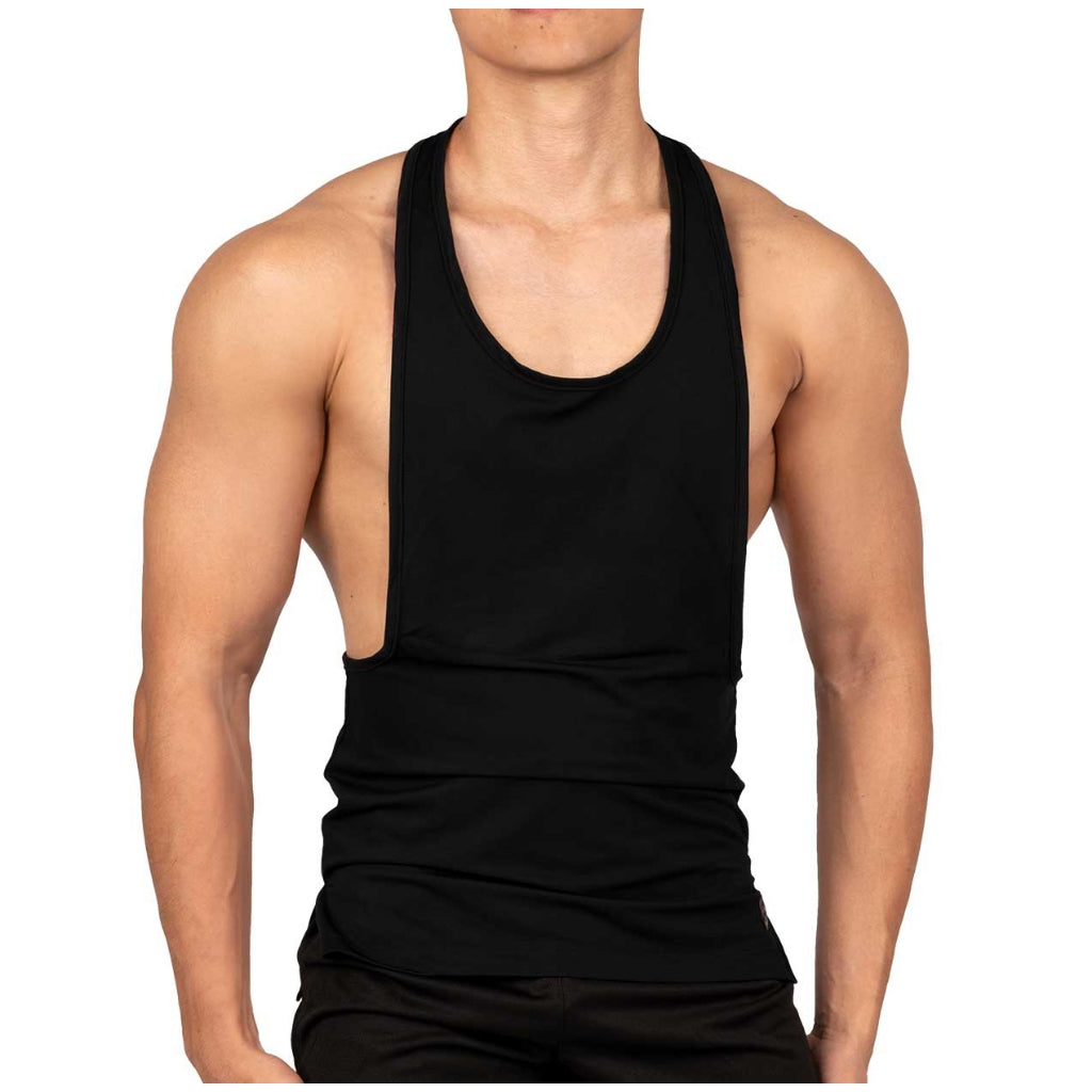 Private Structure เสื้อกล้ามออกกำลังกาย รุ่น Party Troop Tank – Black [4558] / นายแบบอก 41" Size S/M