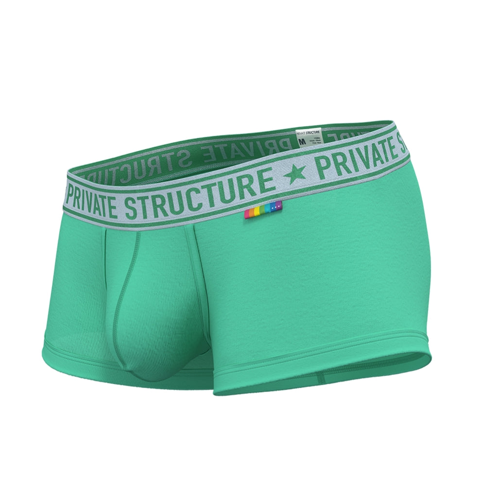 Private Structure กางเกงชั้นในชาย รุ่น PRD Mid Waist Trunk - Glacier Green [4386]