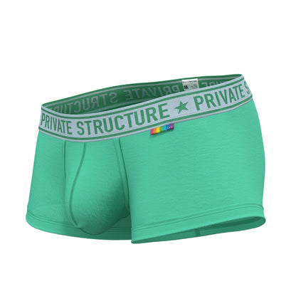 Private Structure กางเกงชั้นในชาย รุ่น PRD Mid Waist Trunk - Glacier Green [4386]