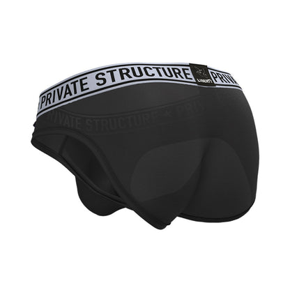 Private Structure กางเกงชั้นในชาย รุ่น PRD Mid Waist Mini Brief - Phantom Black [4385]