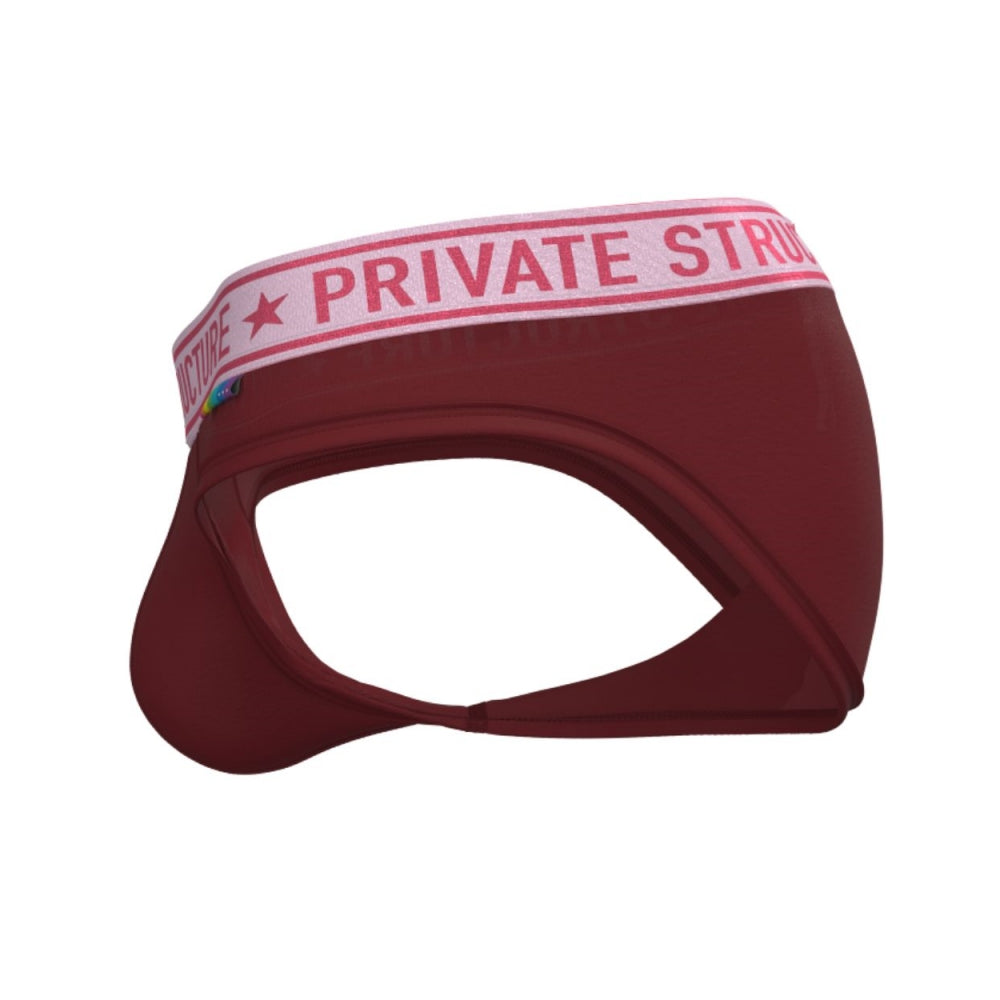 rivate Structure กางเกงชั้นในชาย รุ่น PRD Mid Waist Mini Brief - Crimson Red [4385]