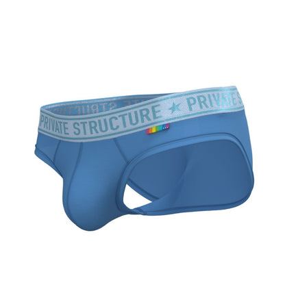 Private Structure กางเกงชั้นในชาย รุ่น PRD Mid Waist Mini Brief - Aurora Blue [4385]