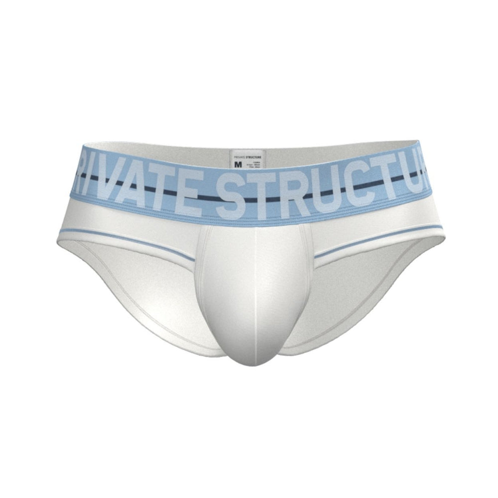 Private Structure กางเกงชั้นในชาย รุ่น MO-lite Contour Brief – IceBerg White [4573]