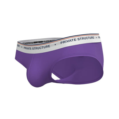 [SPECIAL PRICE] Private Structure กางเกงชั้นในชาย รุ่น  CHUMM! Mid Waist Brief - Violet Purple [4630]