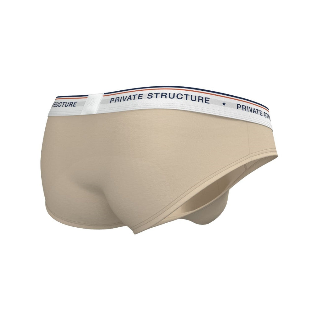 [SPECIAL OFFER] Private Structure กางเกงชั้นในชาย รุ่น  CHUMM! Mid Waist Brief - Dune Beige [4630]