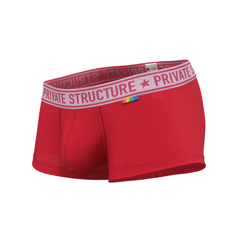 [SPECIAL OFFER] Private Structure กางเกงชั้นในชาย รุ่น PRD Mid Waist Trunk - Autumn Blaze Red [4386]