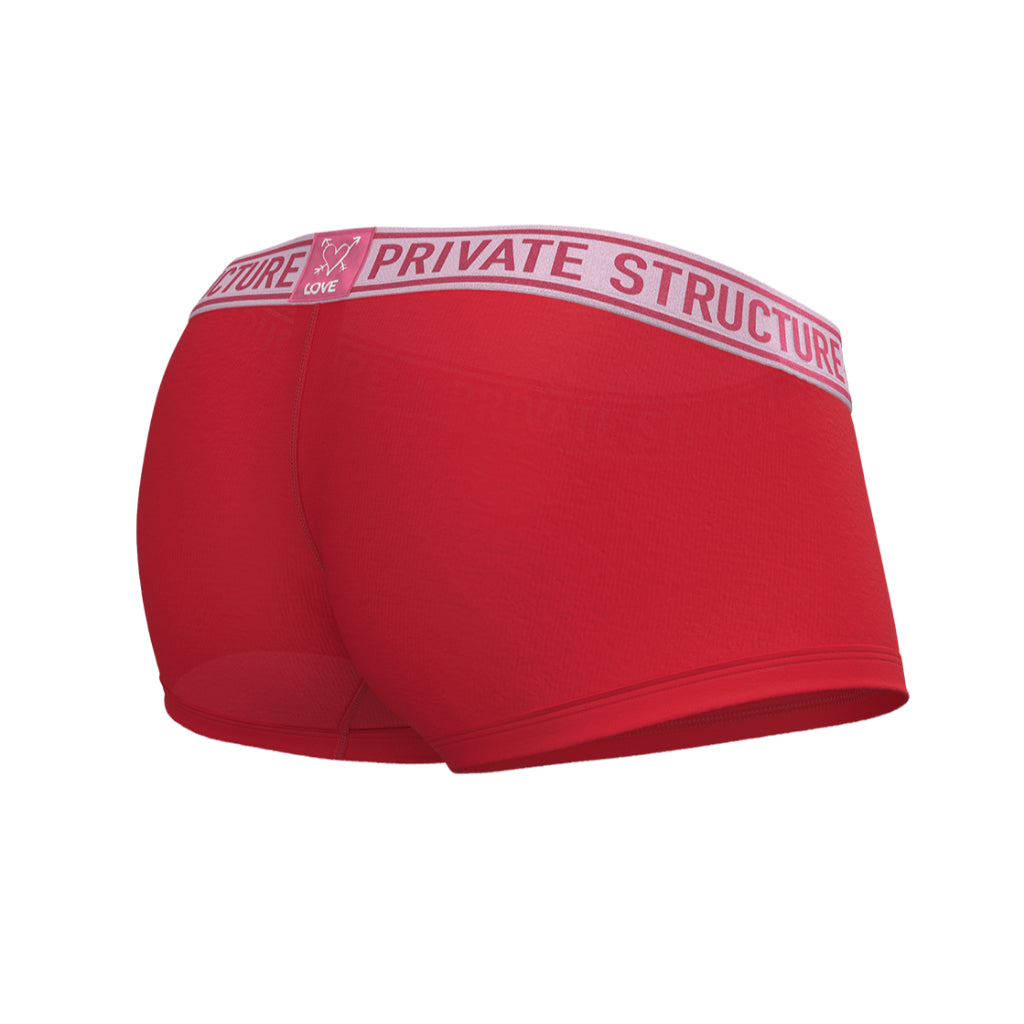 [SPECIAL OFFER] Private Structure กางเกงชั้นในชาย รุ่น PRD Mid Waist Trunk - Autumn Blaze Red [4386]