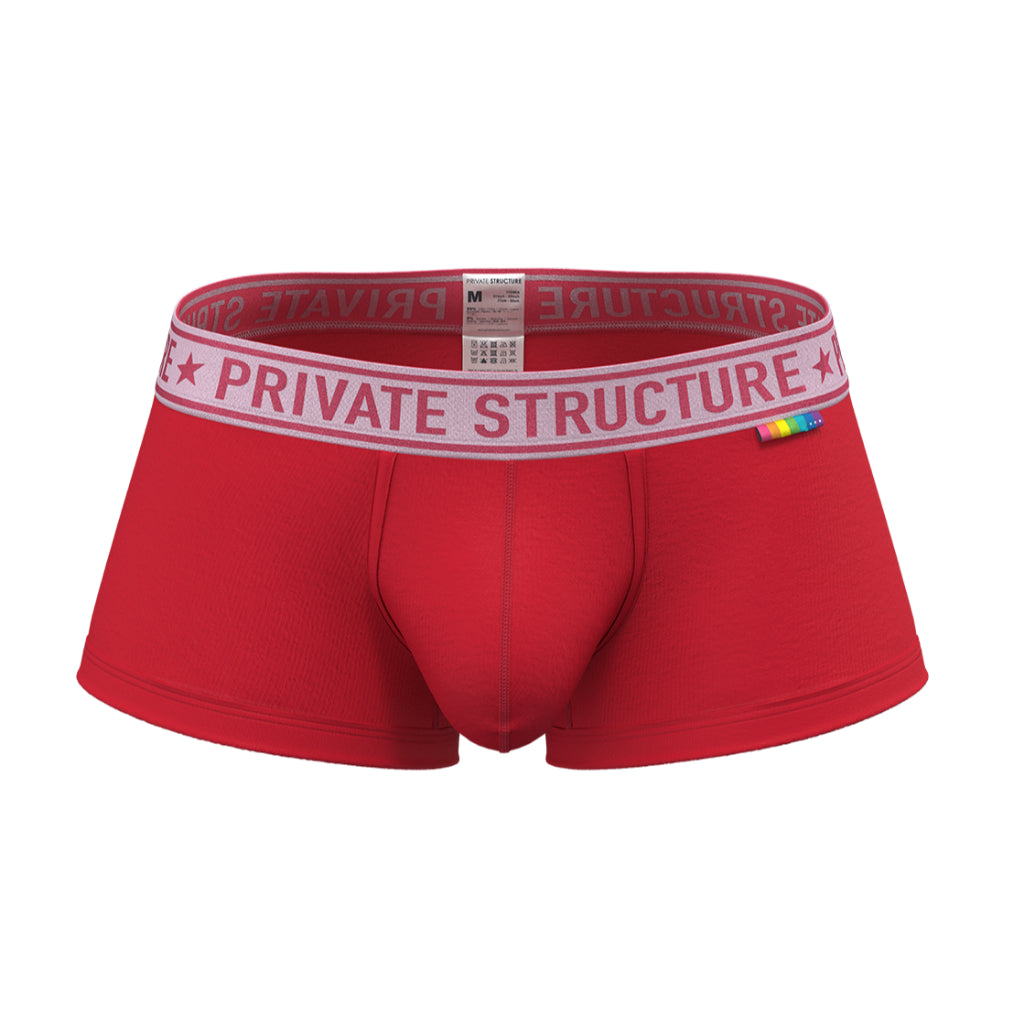 [SPECIAL OFFER] Private Structure กางเกงชั้นในชาย รุ่น PRD Mid Waist Trunk - Autumn Blaze Red [4386]
