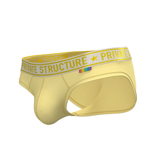 Private Structure กางเกงชั้นในชาย รุ่น PRD Mid Waist Mini Brief - Daffodil Yellow [4385]