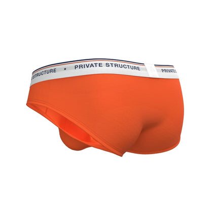 [SPECIAL PRICE] Private Structure กางเกงชั้นในชาย รุ่น  CHUMM! Mid Waist Brief - Framing Orange [4630]
