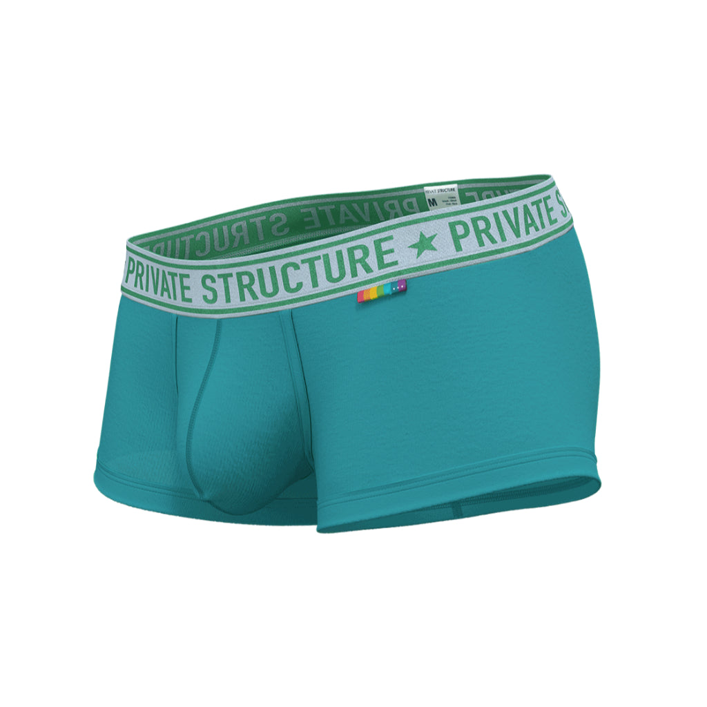 [SPECIAL OFFER] Private Structure กางเกงชั้นในชาย รุ่น PRD Mid Waist Trunk - Glacier Green [4386]