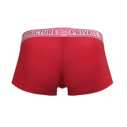 [SPECIAL OFFER] Private Structure กางเกงชั้นในชาย รุ่น PRD Mid Waist Trunk - Autumn Blaze Red [4386]