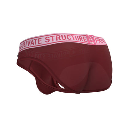 [SPECIAL OFFER] Private Structure กางเกงชั้นในชาย รุ่น PRD Mid Waist Mini Brief - Crimson Red [4385]