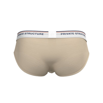 [SPECIAL OFFER] Private Structure กางเกงชั้นในชาย รุ่น  CHUMM! Mid Waist Brief - Dune Beige [4630]