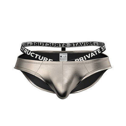 Private Structure กางเกงชั้นในชาย รุ่น Alpha Sins - Metallic Low Waist Bikini - Cooper Armour [4452]