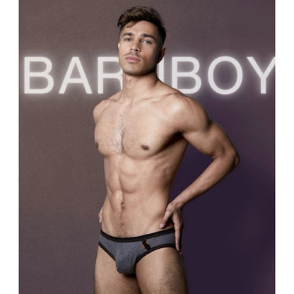 Private Structure กางเกงชั้นในชาย รุ่น BarnBoy Low Waist Mini Brief - Stone Washed Grey [4358]