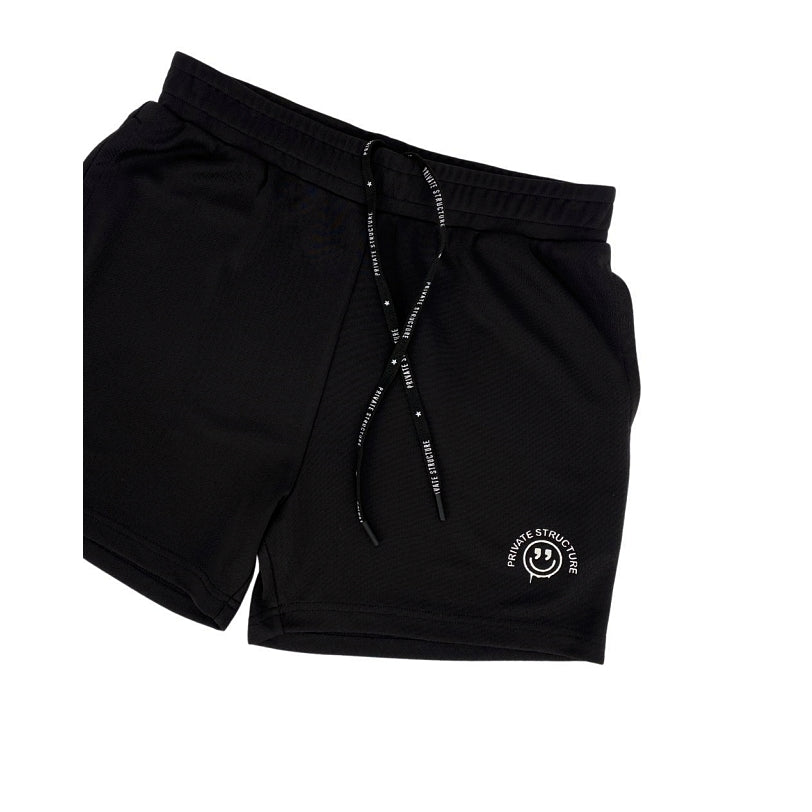Private Structure กางเกงขาสั้นออกกำลังกาย Active Shorts – Black [4701] / นายแบบเอว 30" Size M