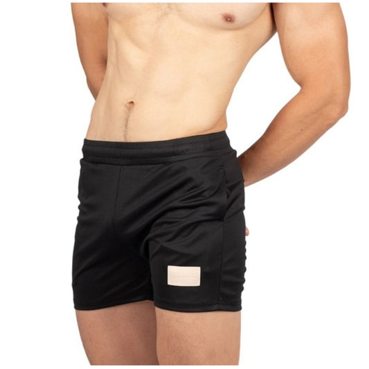 Private Structure กางเกงขาสั้นออกกำลังกาย Active Shorts – Charcoal [4702] / นายแบบเอว 30" Size M