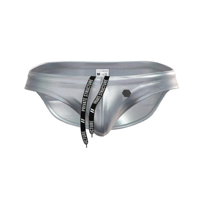 Private Structure กางเกงว่ายนำ้ รุ่น Swimwear Bikini – Holographic Silver [4564]