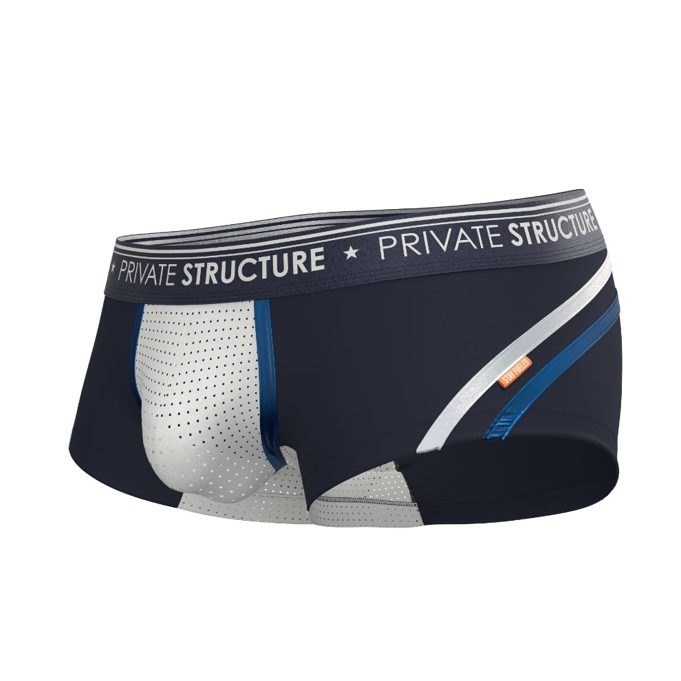 Private Structure กางเกงชั้นในชาย รุ่น Limited Militla Low Waisted Trunk - Admiral Navy [4532]