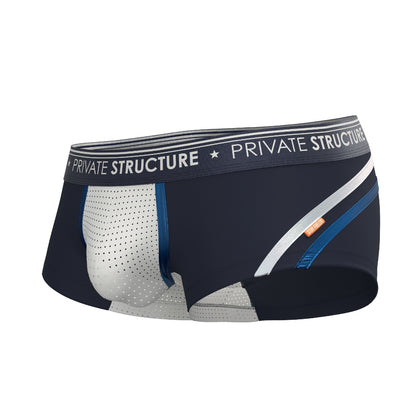 Private Structure กางเกงชั้นในชาย รุ่น Limited Militla Low Waisted Trunk - Admiral Navy [4532]