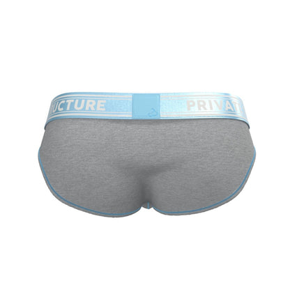 Private Structure กางเกงชั้นในชาย รุ่น Essence Heaven Brief – B.Cyan/M.Grey [4669]
