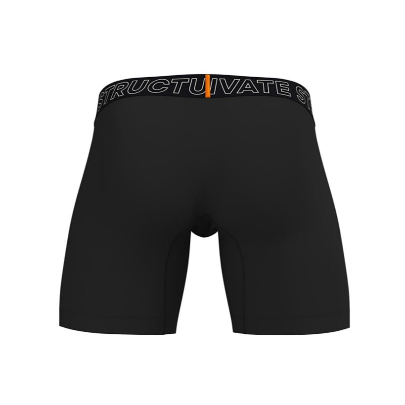Private Structure กางเกงชั้นในชาย รุ่น PS Sport Anti-Bac Textile Mid Waist Boxer Brief - Black [4340]