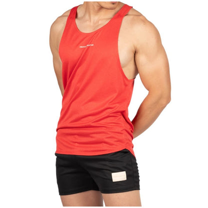 Private Structure เสื้อกล้ามออกกำลังกาย Easy Fit Tank – Flag Red [4713] / นายแบบอก 41" Size M