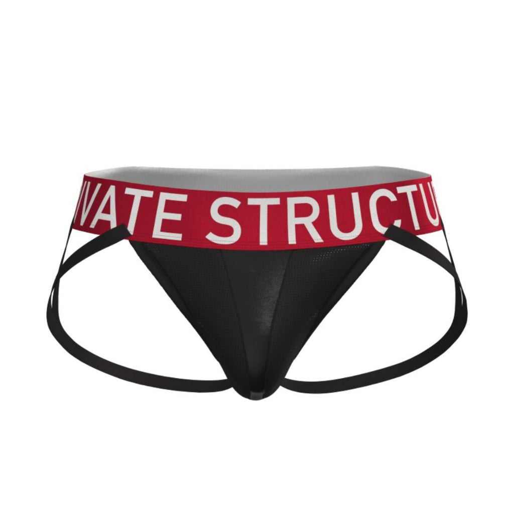 Private Structure กางเกงชั้นในชาย รุ่น Athlete Jockstrap - Black [4645]