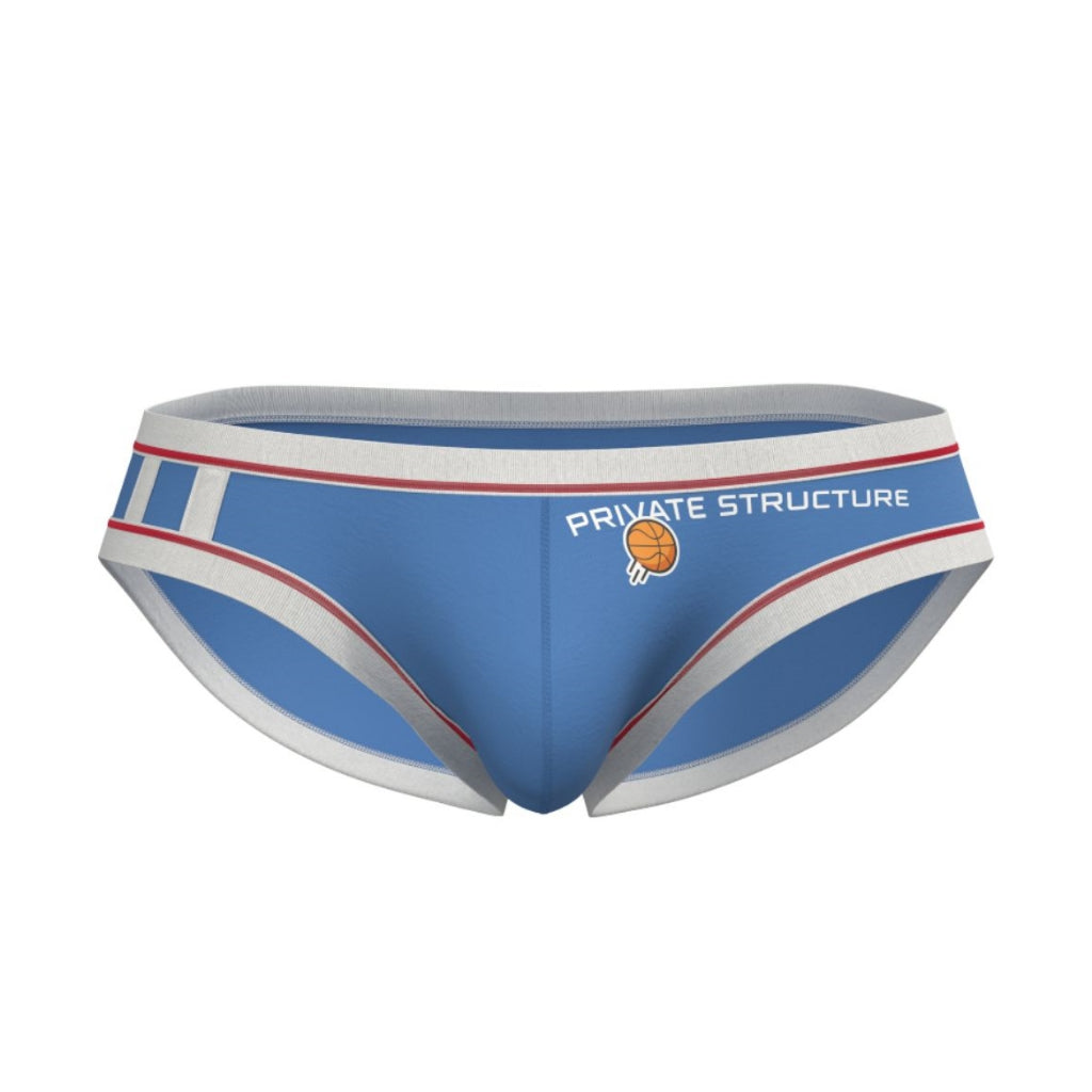 Private Structure กางเกงชั้นในชาย รุ่น Athlete Low Waist Mini Brief - Jersey Blue [4644]