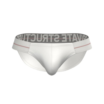 Private Structure กางเกงชั้นในชาย รุ่น MO-Lite Cutaway Brief - Magnolia White [4571]