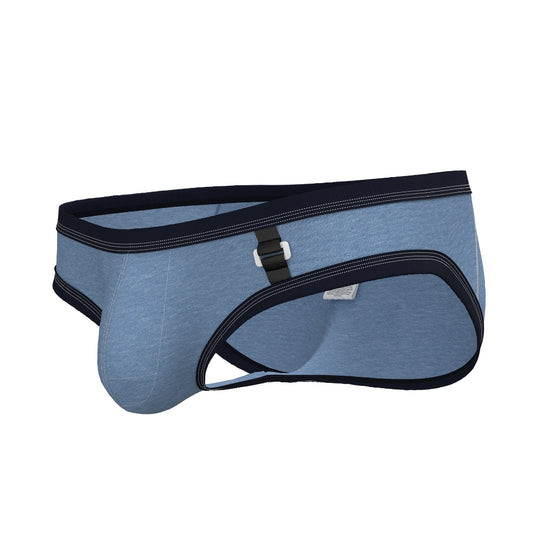Private Structure กางเกงชั้นในชาย รุ่น BarnBoy Low Waist Mini Brief - Faded Denim [4358]