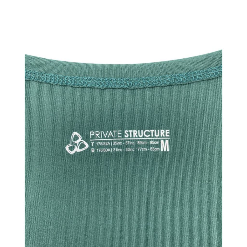 Private Structure เสื้อกล้ามออกกำลังกาย Easy Fit Jersey Tank – Forest Green [4709] / นายแบบอก 41" Size M