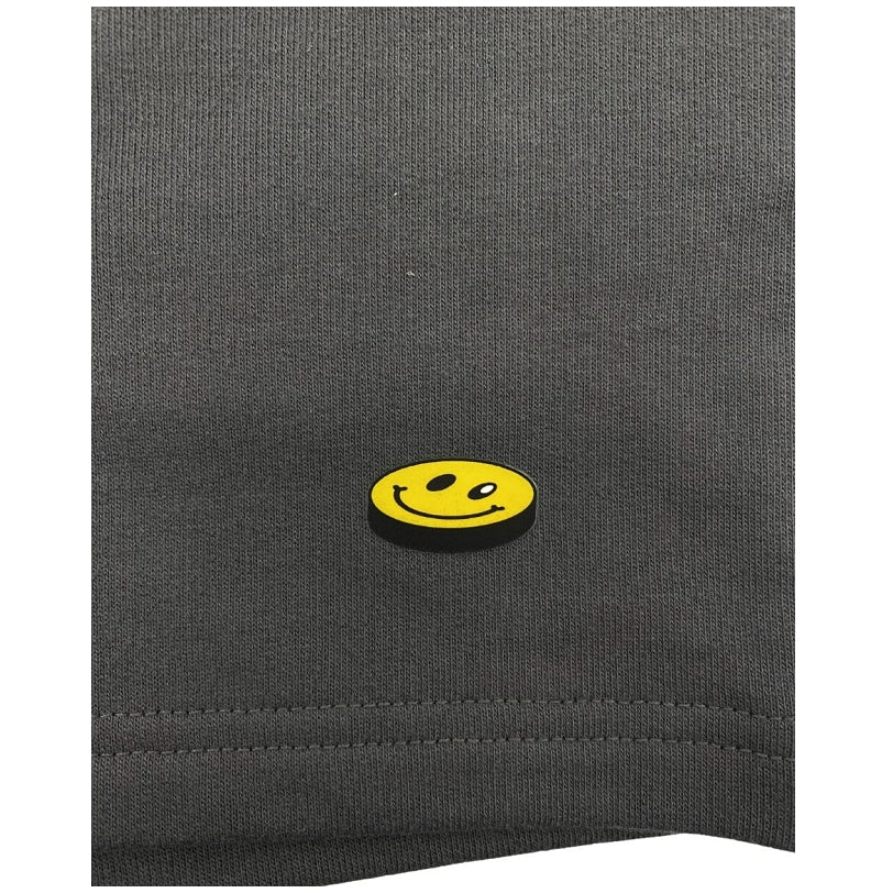Private Structure กางเกงขาสั้นออกกำลังกาย Sweat Shorts – Grey [4698] / นายแบบเอว 30" Size M