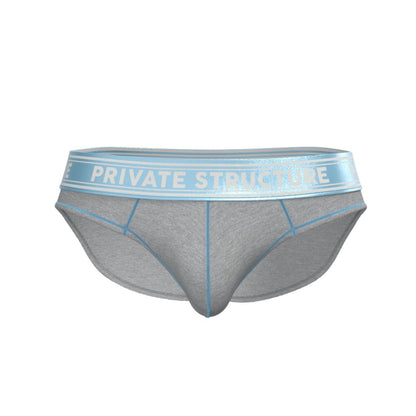 Private Structure กางเกงชั้นในชาย รุ่น Essence Heaven Brief – B.Cyan/M.Grey [4669]