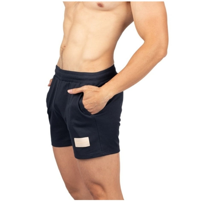 Private Structure กางเกงขาสั้นออกกำลังกาย Active Shorts – Dark Blue [4702] / นายแบบเอว 30" Size M