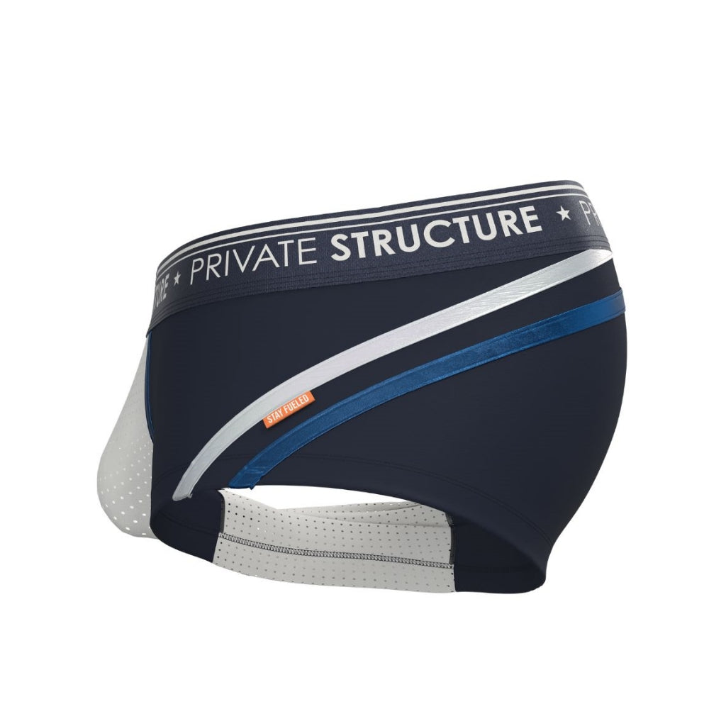 Private Structure กางเกงชั้นในชาย รุ่น Limited Militla Low Waisted Trunk - Admiral Navy [4532]