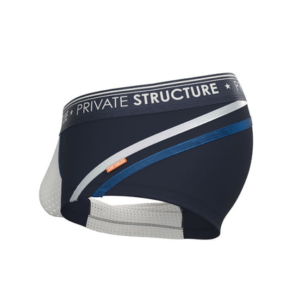 Private Structure กางเกงชั้นในชาย รุ่น Limited Militla Low Waisted Trunk - Admiral Navy [4532]