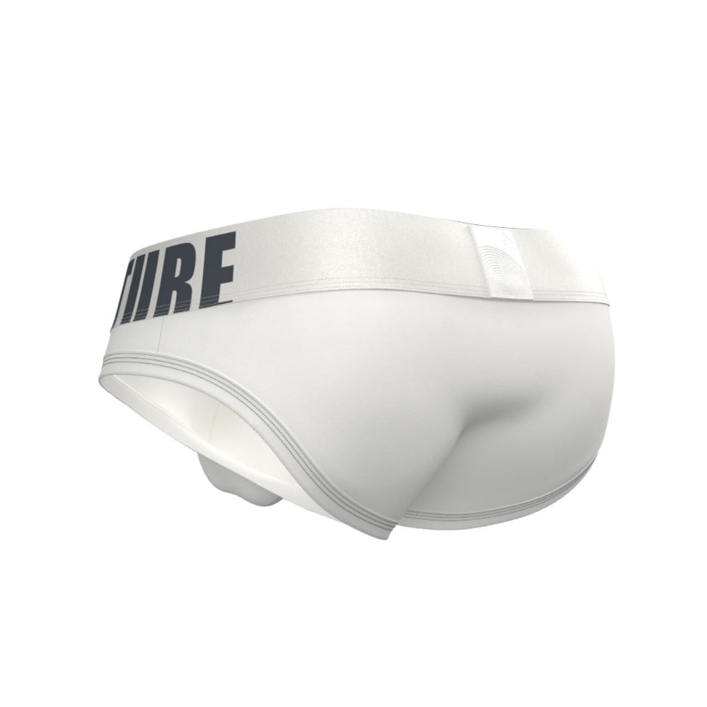 Private Structure กางเกงชั้นในชาย รุ่น Prestiq Low Rise Brief - Pure White [4649]