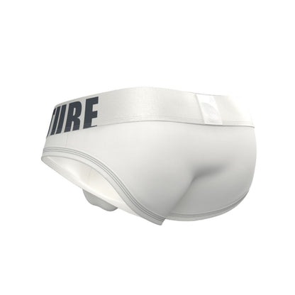 Private Structure กางเกงชั้นในชาย รุ่น Prestiq Low Rise Brief - Pure White [4649]