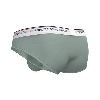[SPECIAL OFFER] Private Structure กางเกงชั้นในชาย รุ่น  CHUMM! Mid Waist Brief - Artichoke Green [4630]
