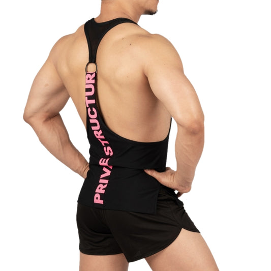 Private Structure เสื้อกล้ามออกกำลังกาย รุ่น Party Troop Tank – Black [4558] / นายแบบอก 41" Size S/M