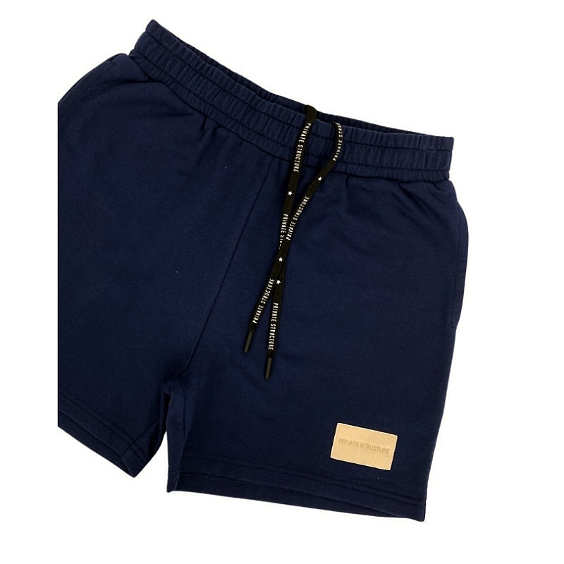 Private Structure กางเกงขาสั้นออกกำลังกาย Active Shorts – Dark Blue [4702] / นายแบบเอว 30" Size M