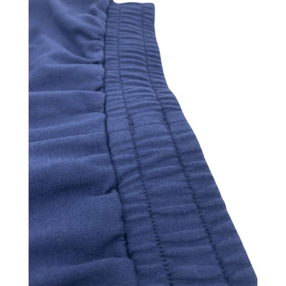 Private Structure กางเกงขาสั้นออกกำลังกายSweat Shorts – Navy Blue [4697] / นายแบบเอว 30" Size M