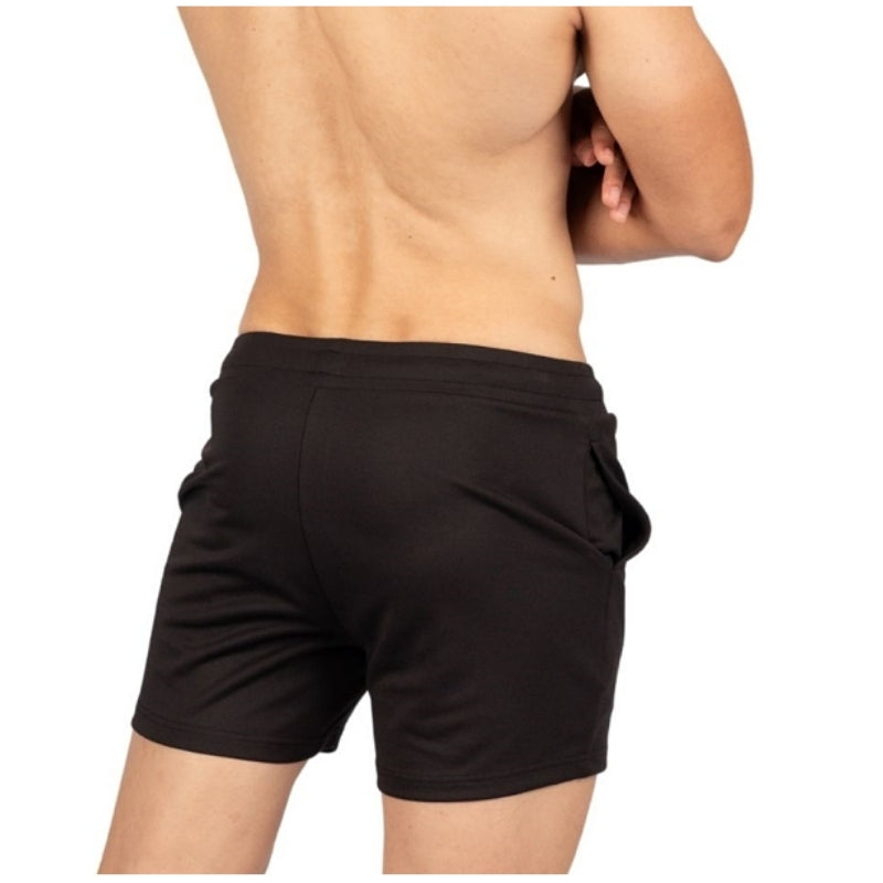 Private Structure กางเกงขาสั้นออกกำลังกาย Active Shorts – Black [4701] / นายแบบเอว 30" Size M